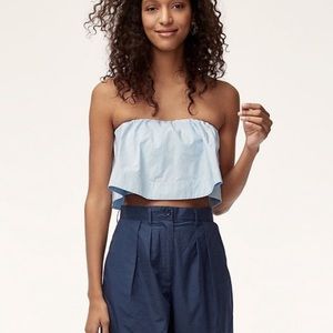 Aritizia Wilfred Bonaventure Blouse Shirting Blue